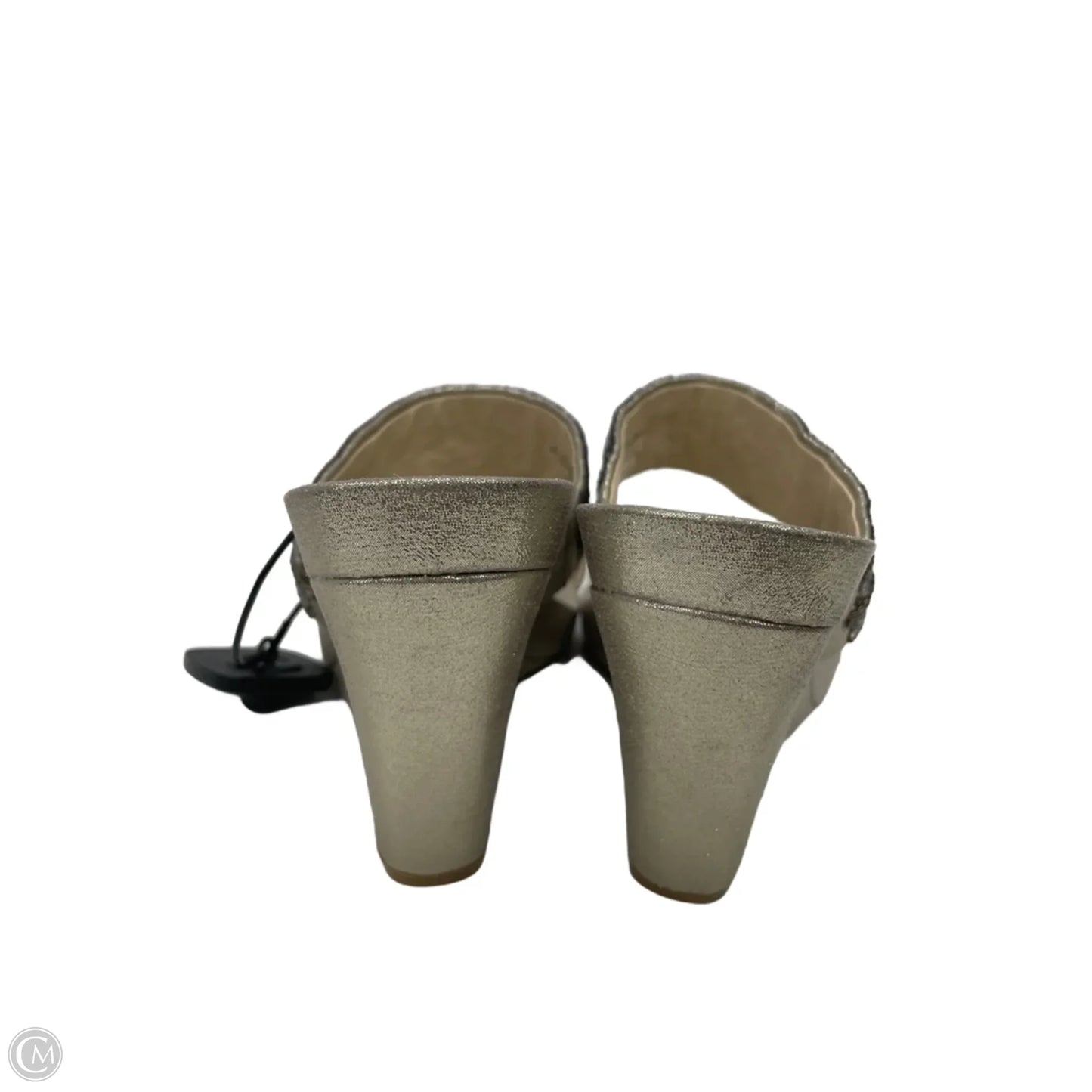 Shoes Heels Wedge By Inc In Gold, Size: 8.5