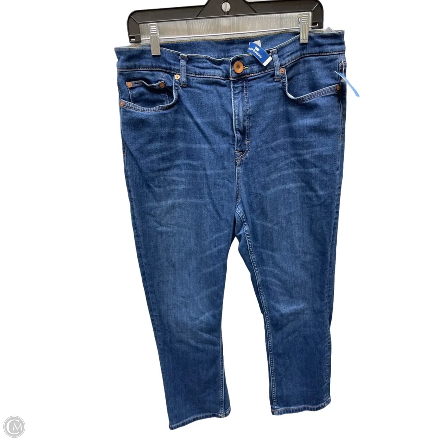 Jeans Straight By Vineyard Vines In Blue Denim, Size: 14