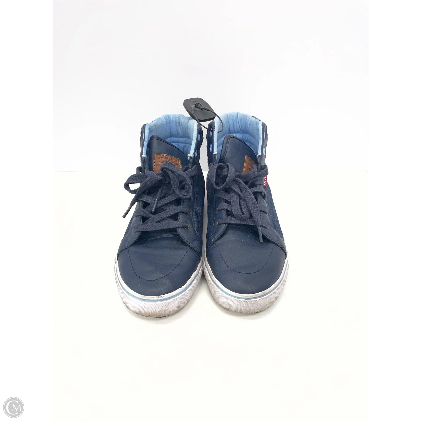 Shoes Sneakers By Levis In Blue Denim, Size: 10