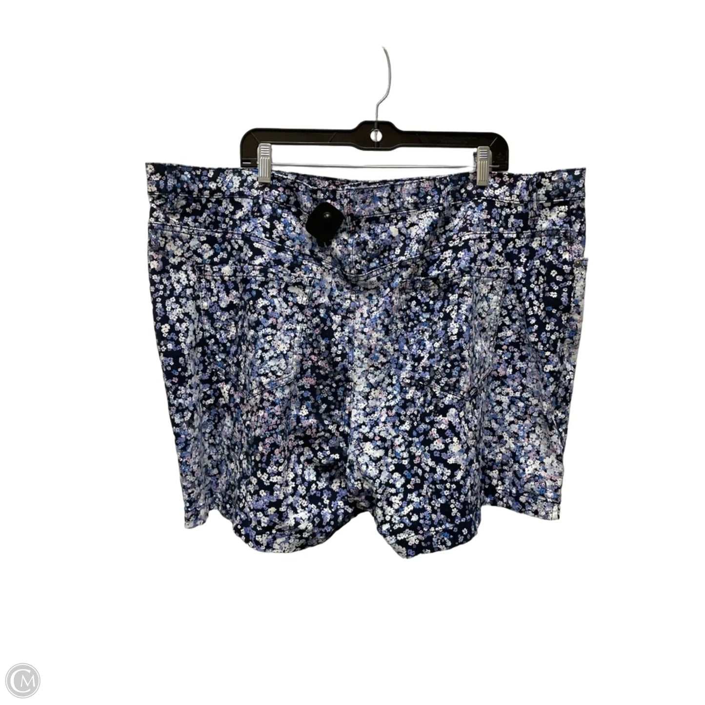Shorts By Gloria Vanderbilt In Floral Print, Size: 24