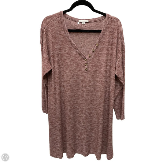 Top Long Sleeve By American Eagle In Red, Size: Xl