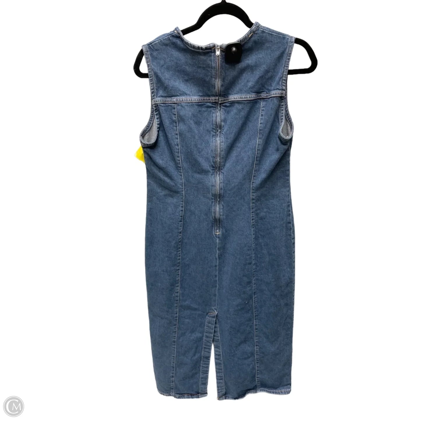 Dress Casual Maxi By Zara In Blue Denim, Size: Xl
