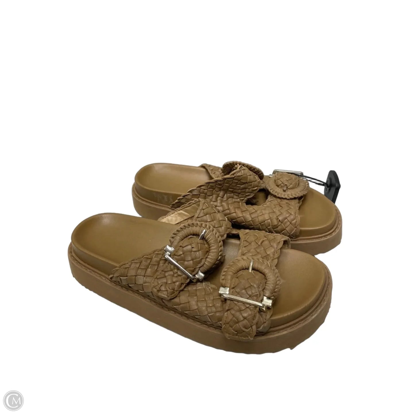 Sandals Heels Platform By Marc Fisher In Brown, Size: 6.5
