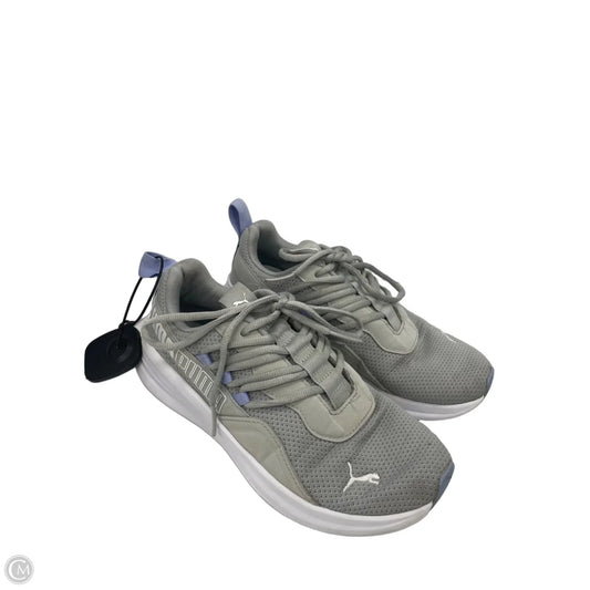 Shoes Athletic By Puma In Grey & Purple, Size: 6.5