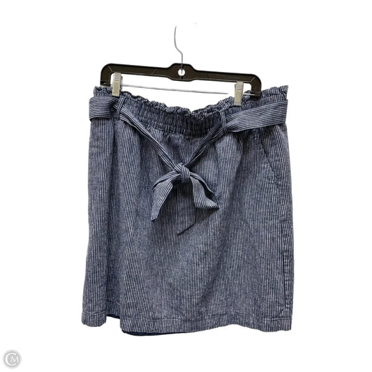 Skirt Mini & Short By J. Crew In Striped Pattern, Size: Xl
