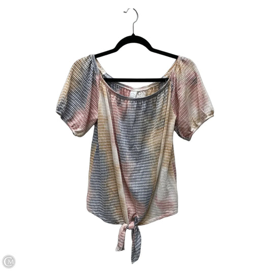 Top Short Sleeve By Clothes Mentor In Multi-colored, Size: L