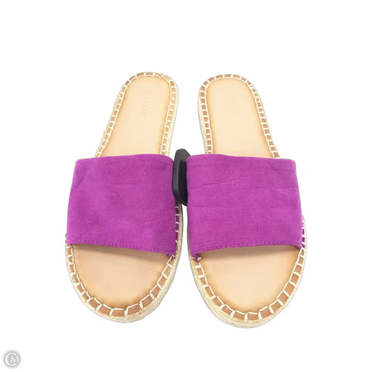 Sandals Flats By Old Navy In Purple & Tan, Size: 9