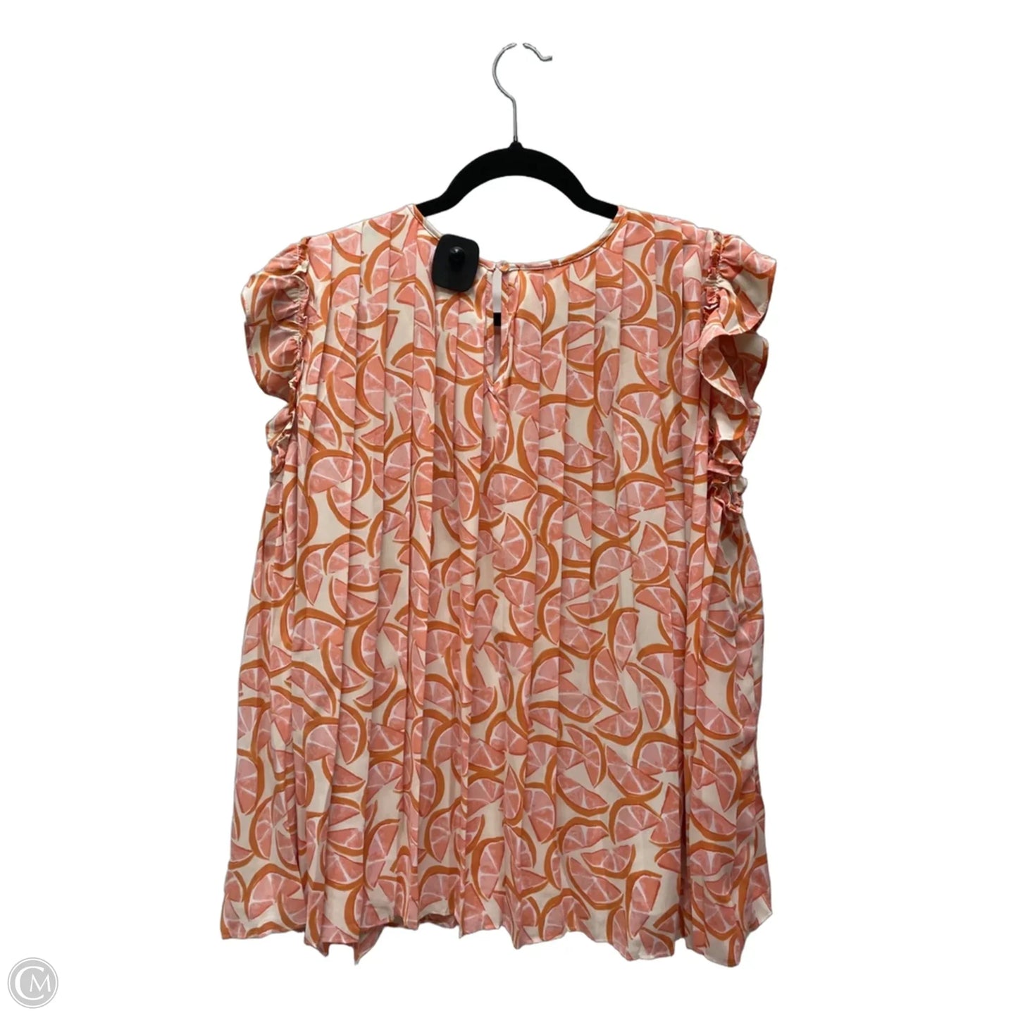 Top Sleeveless By Dr2 In Peach, Size: Xl