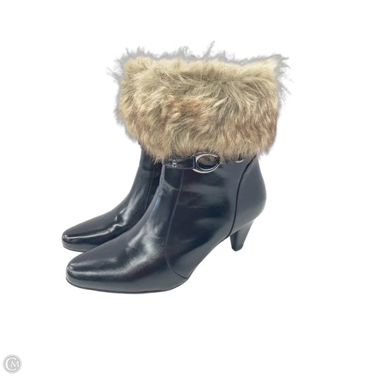 Boots Ankle Heels By Cmc In Black, Size: 11