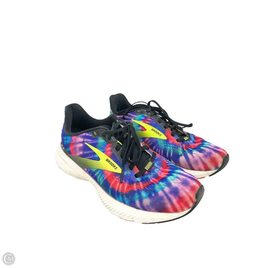 Shoes Athletic By Brooks In Tie Dye Print, Size: 7