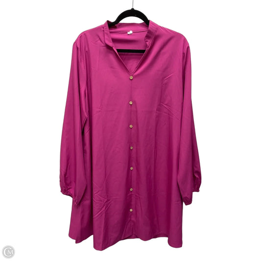 Dress Casual Short By Cme In Purple, Size: Xl