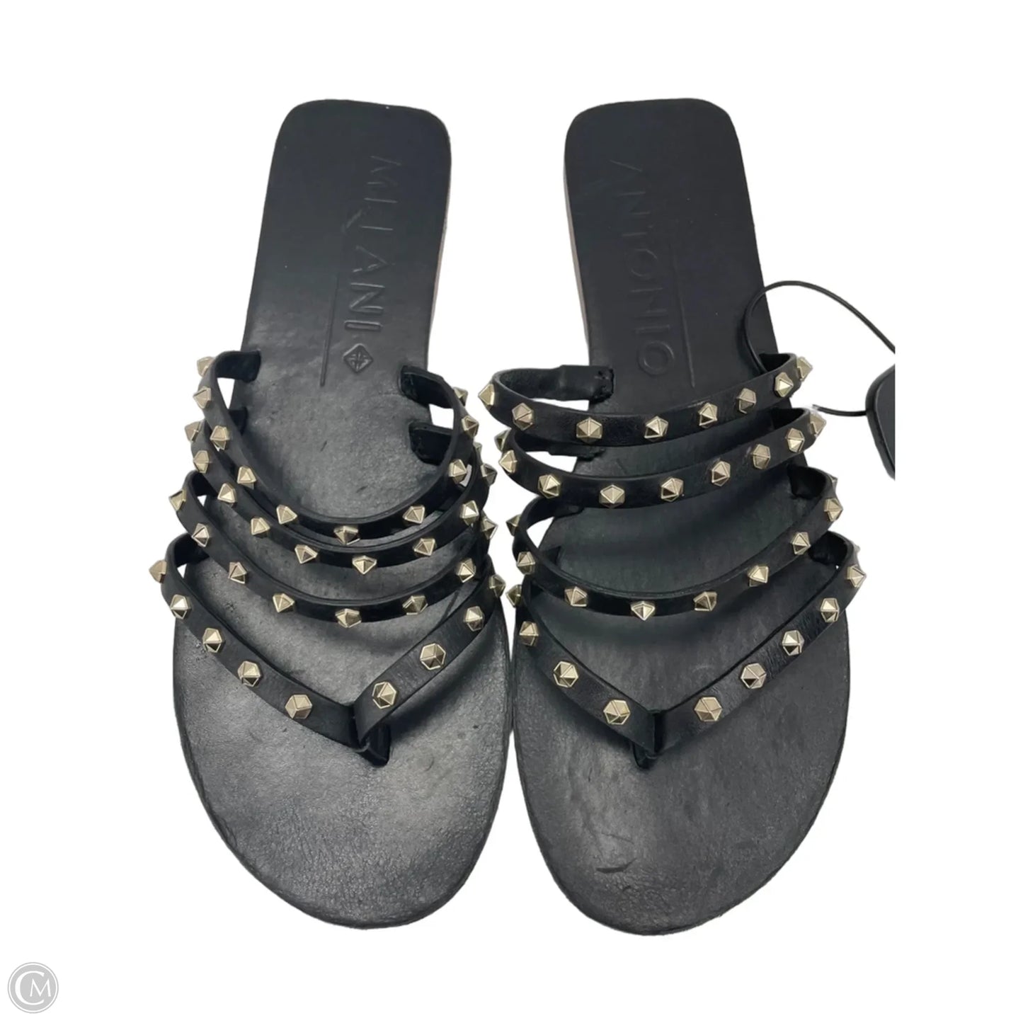 Sandals Flats By Antonio In Black, Size: 10
