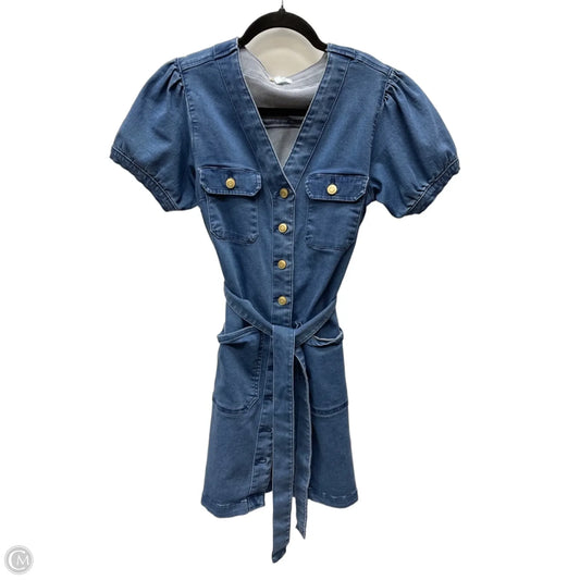Dress Casual Short By Maurices In Blue Denim, Size: S