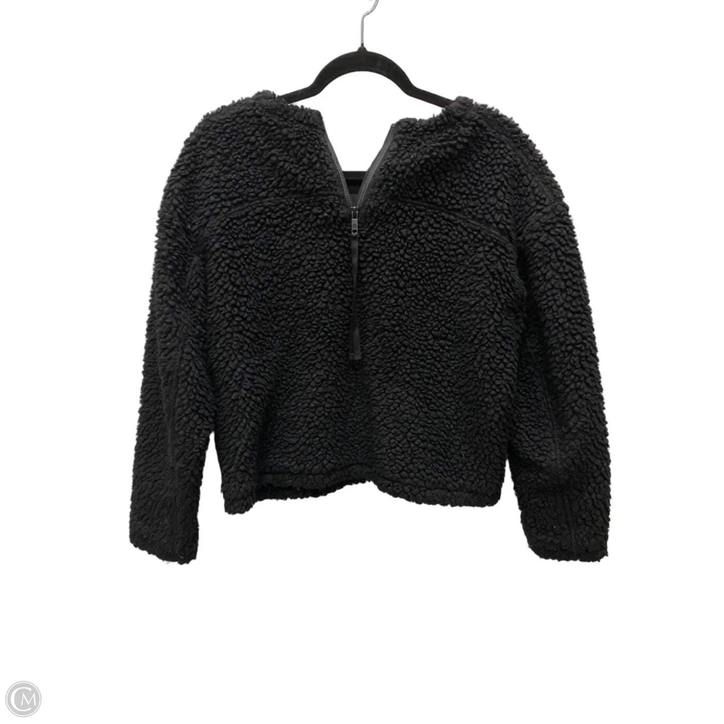 Jacket Faux Fur & Sherpa By Lululemon In Black, Size: S