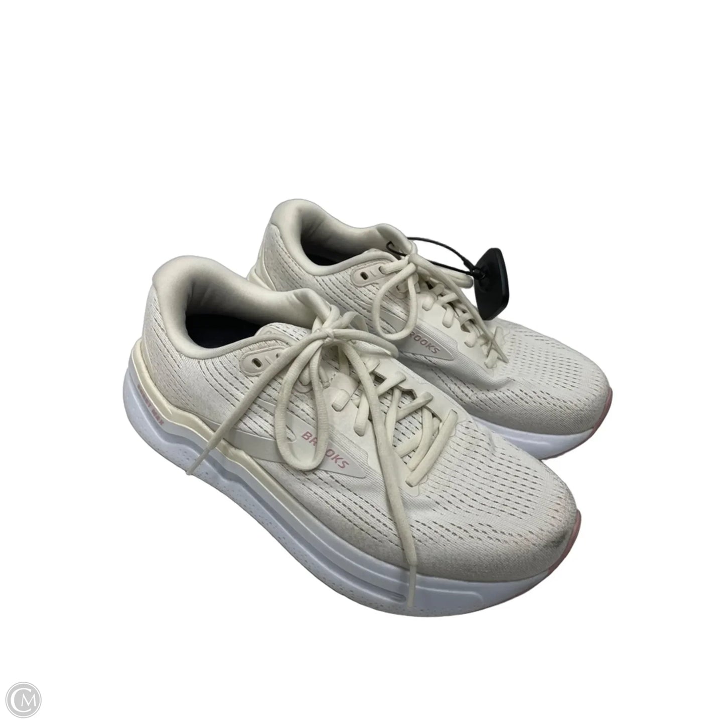 Shoes Athletic By Brooks In Cream, Size: 9
