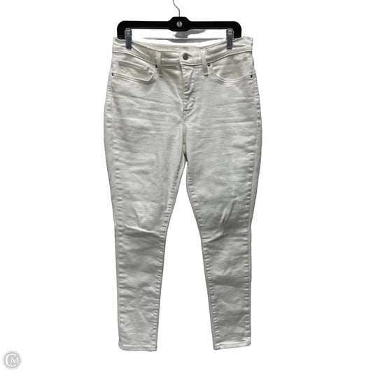 Jeans Skinny By Levis In White Denim, Size: 12