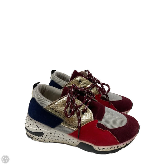 Shoes Sneakers By Yoki In Multi-colored, Size: 6