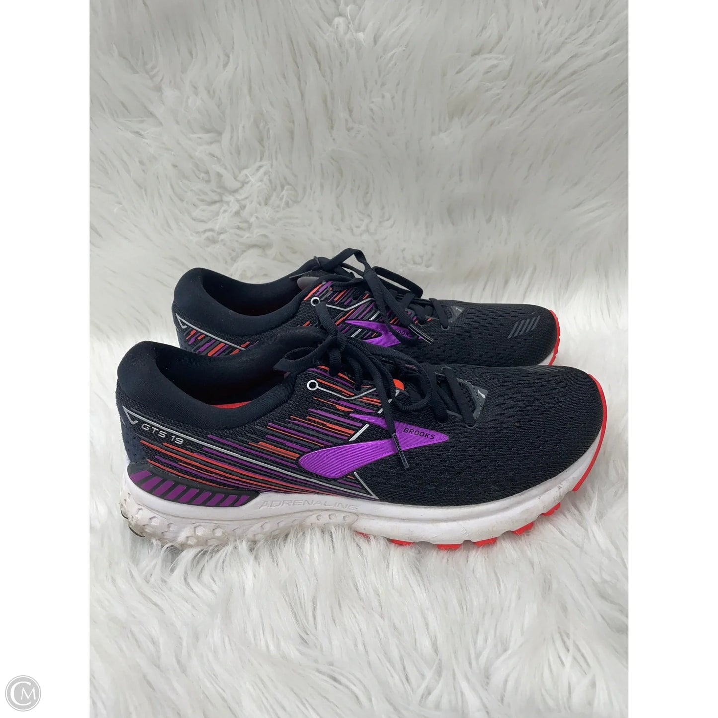 Shoes Athletic By Brooks In Black & White, Size: 11