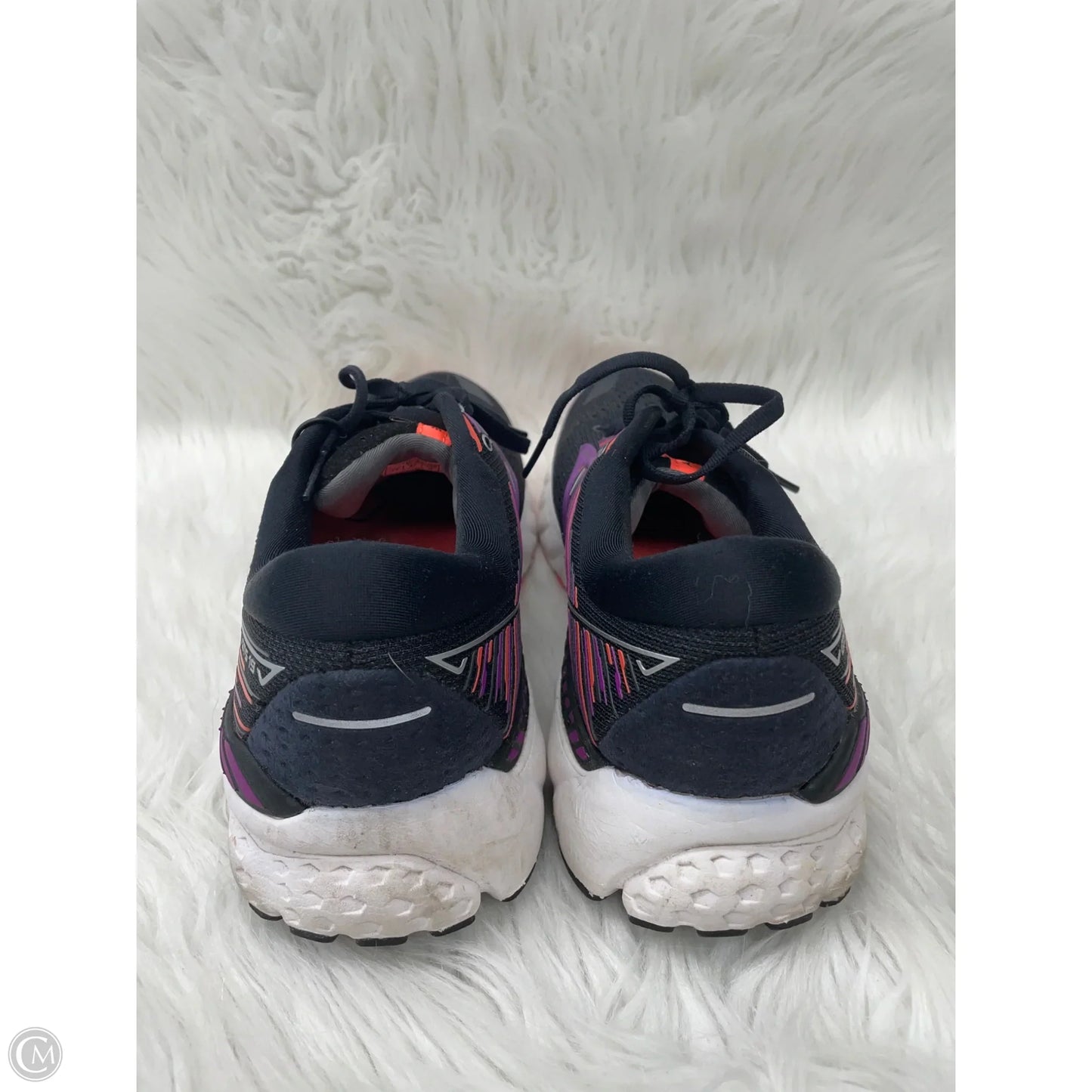 Shoes Athletic By Brooks In Black & White, Size: 11