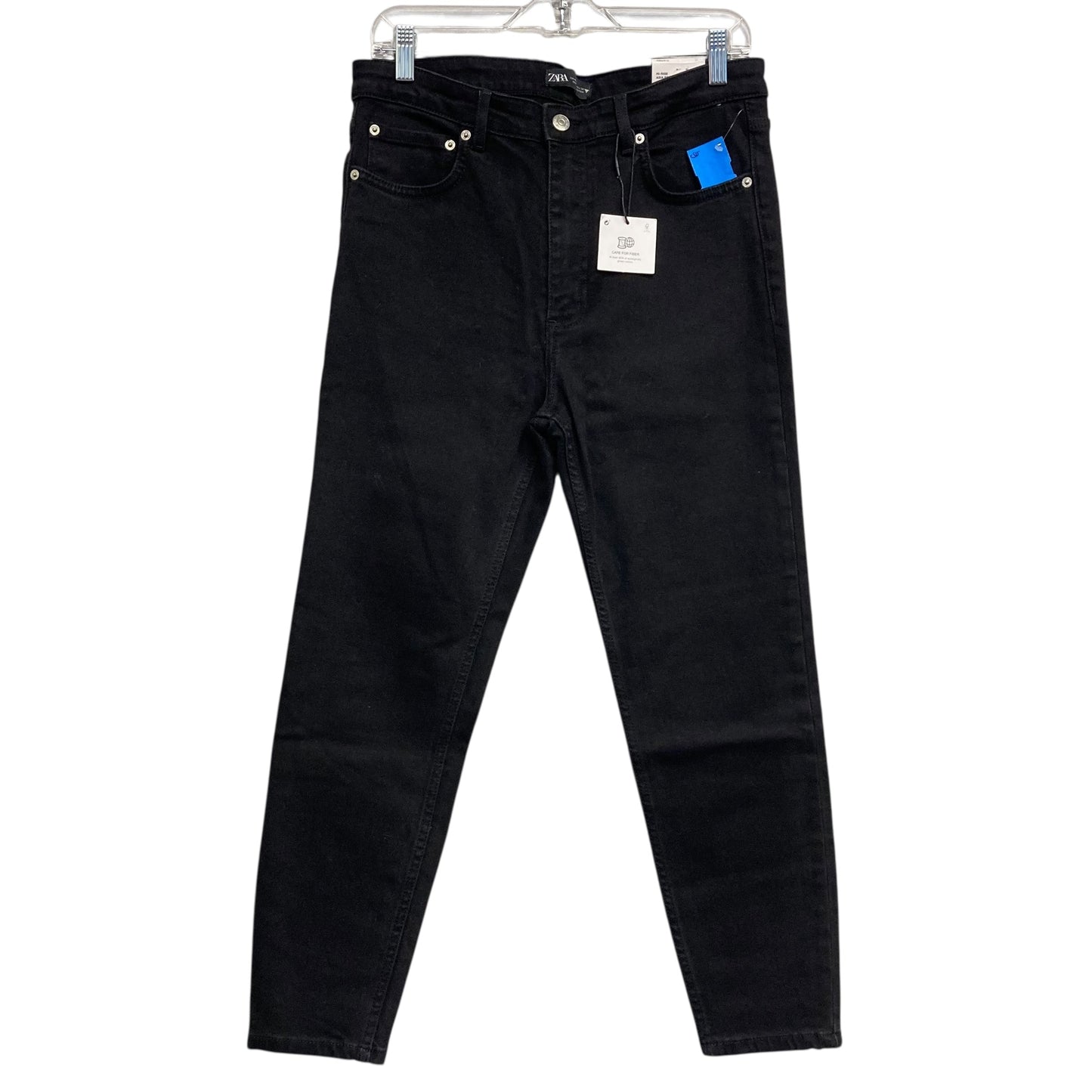 Jeans Skinny By Zara In Black, Size:10