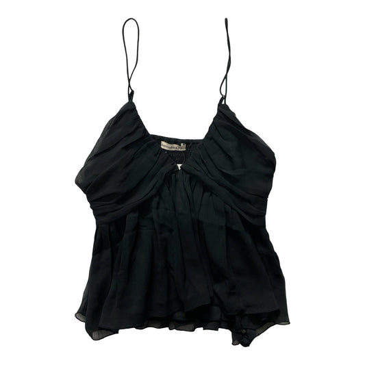 Top Sleeveless By Abercrombie And Fitch In Black, Size:M