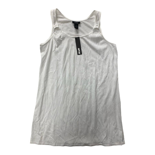 Top Sleeveless By Apt 9 In White, Size:M