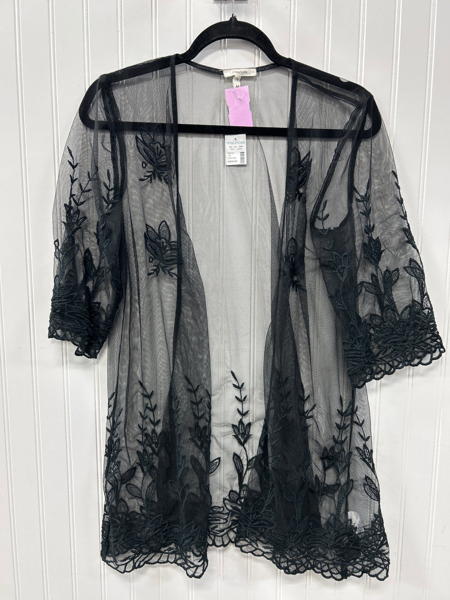Kimono By Maurices In Black, Size:M