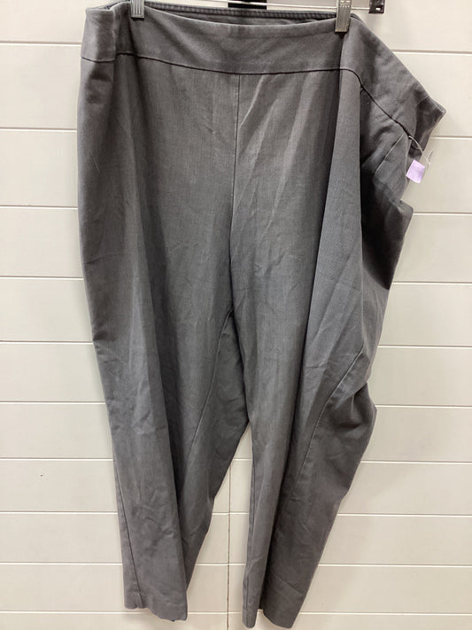 Pants Linen By Roz And Ali In Grey, Size:24