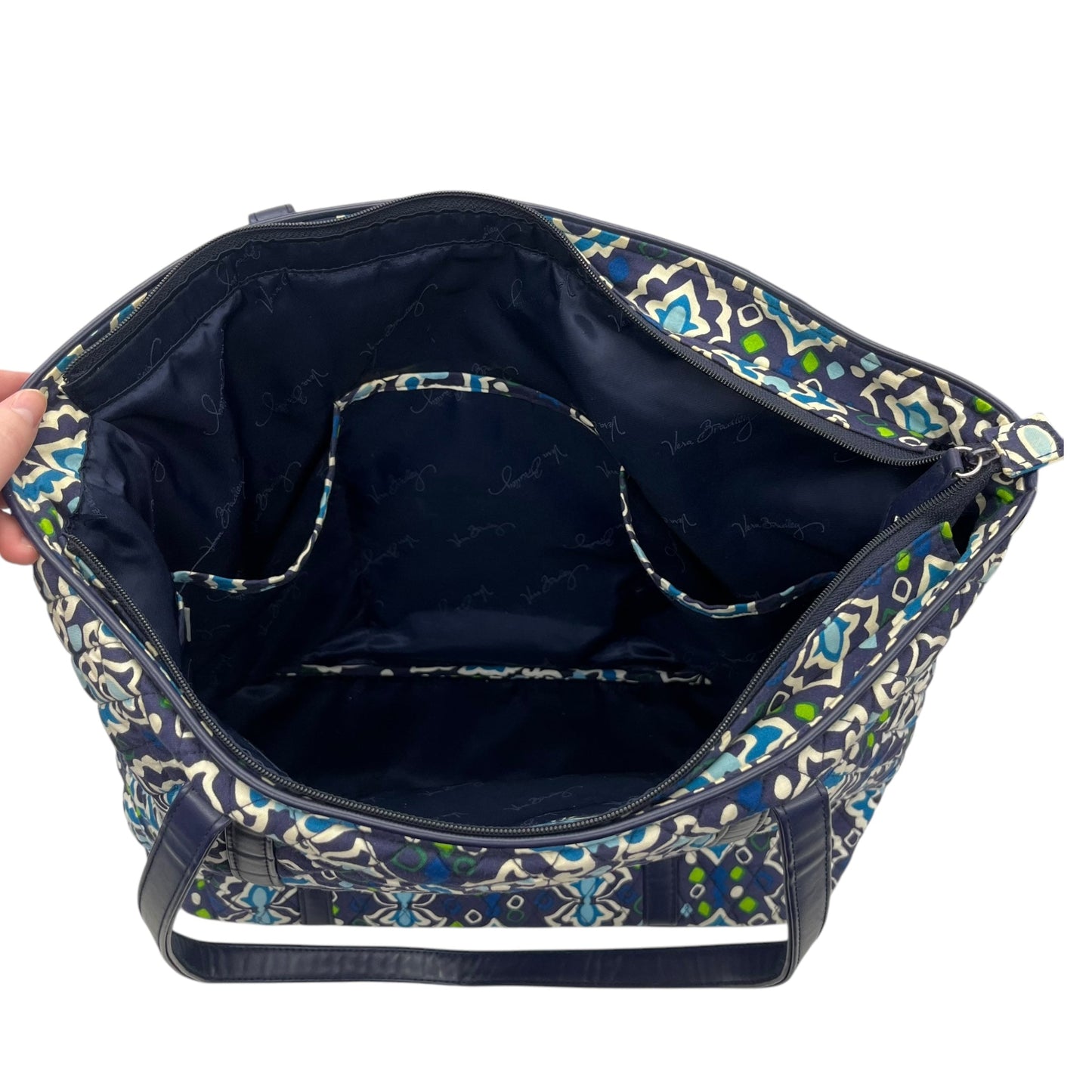 Tote By Vera Bradley In Blue, Size:Large