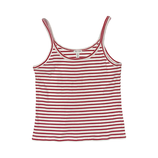 Tank Top By Tribal In Red & White, Size:Xl