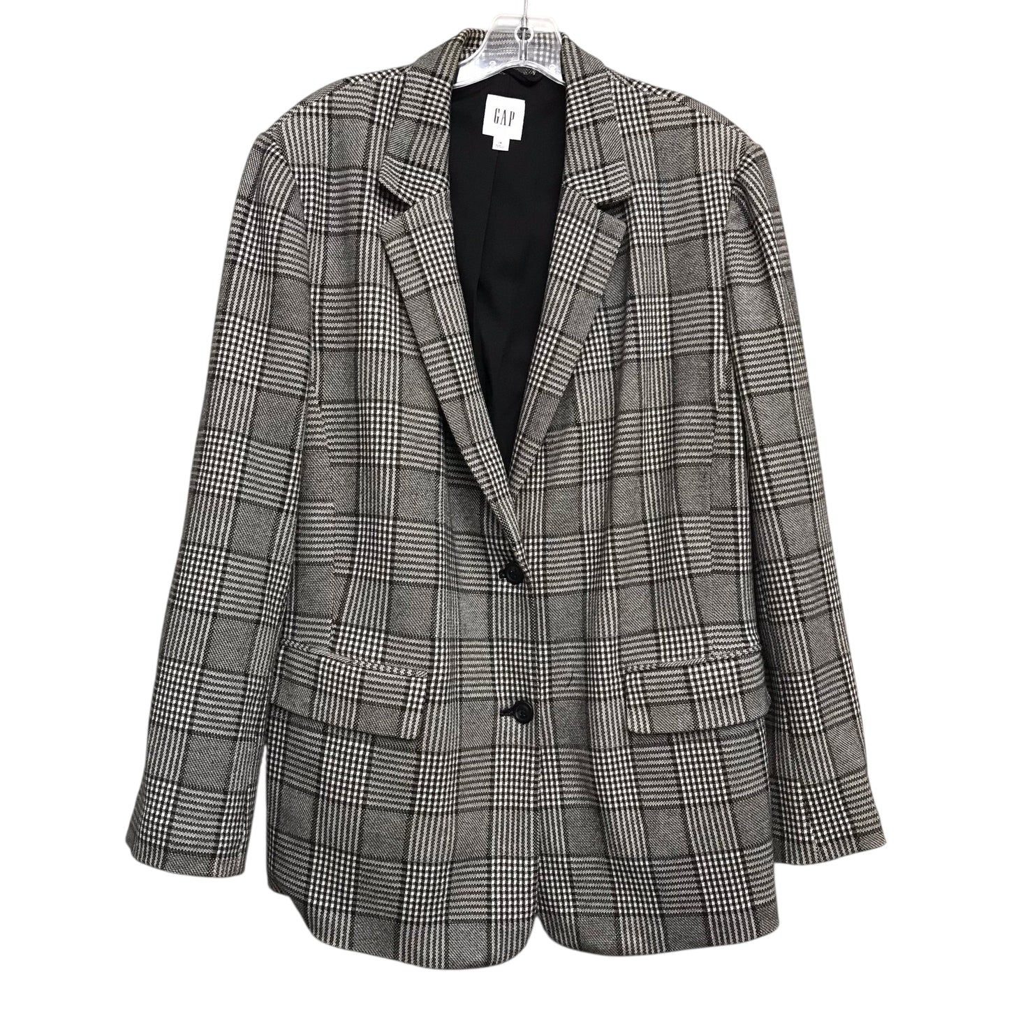 Blazer By Gap In Plaid Pattern, Size:1X