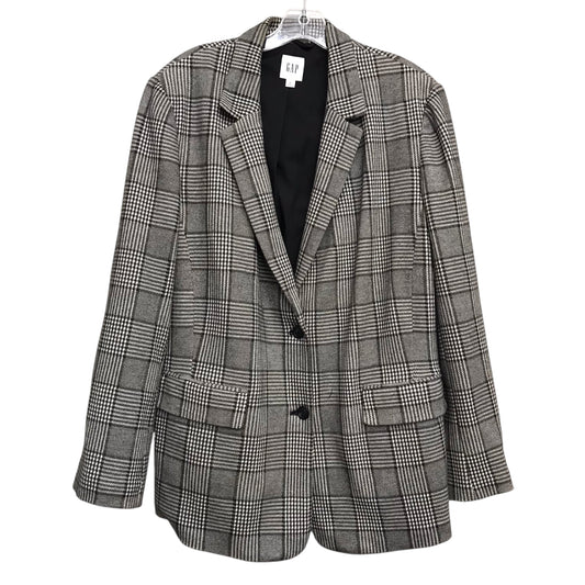 Blazer By Gap In Plaid Pattern, Size:1X