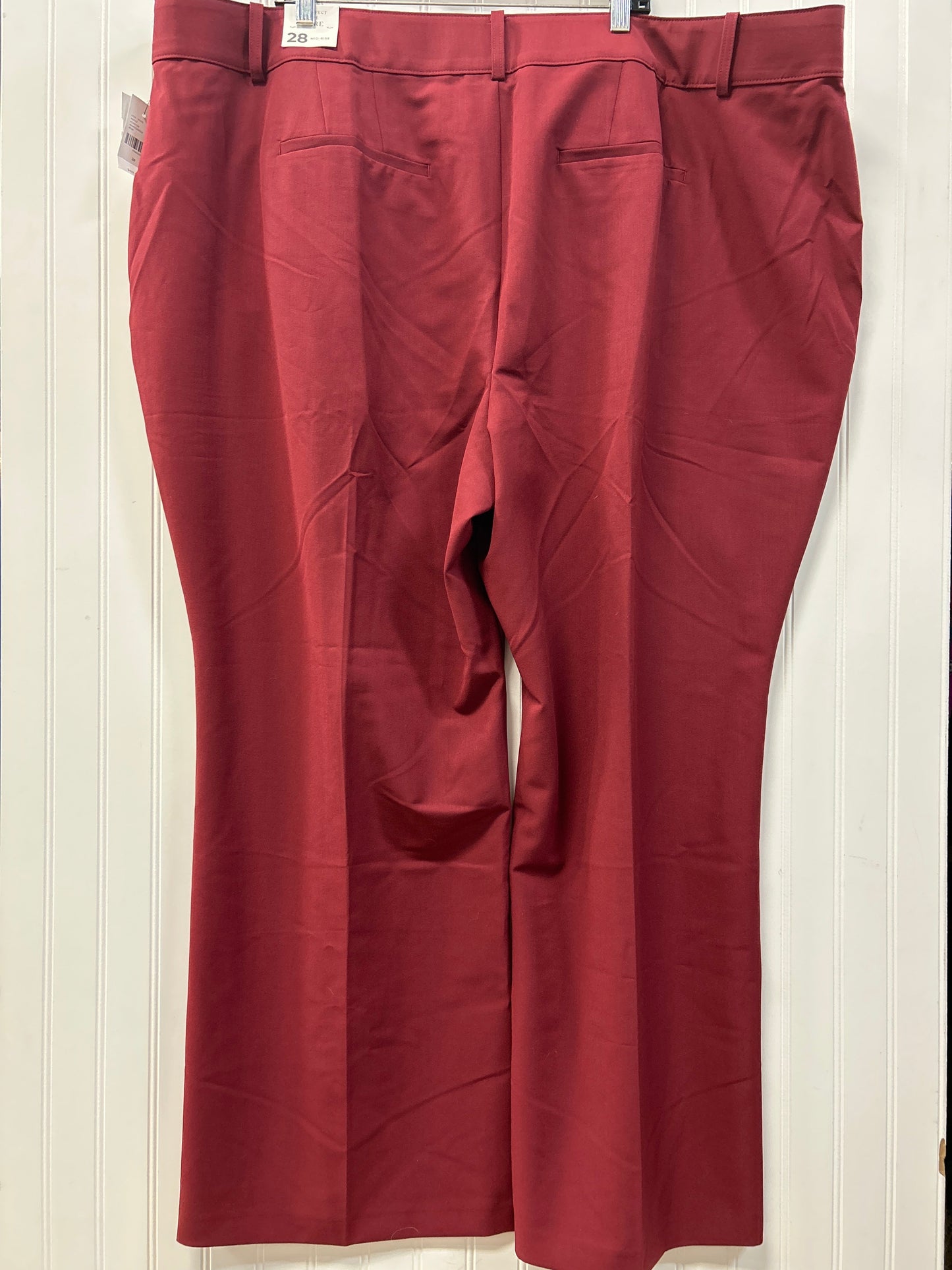 Pants Dress By Lane Bryant In Red, Size:28