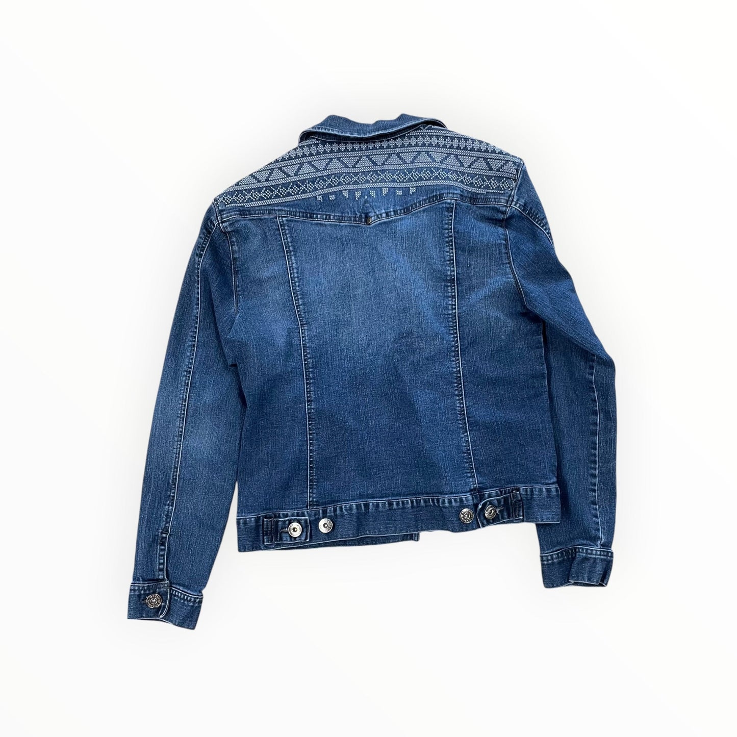 Jacket Denim By Liverpool In Blue Denim, Size:L
