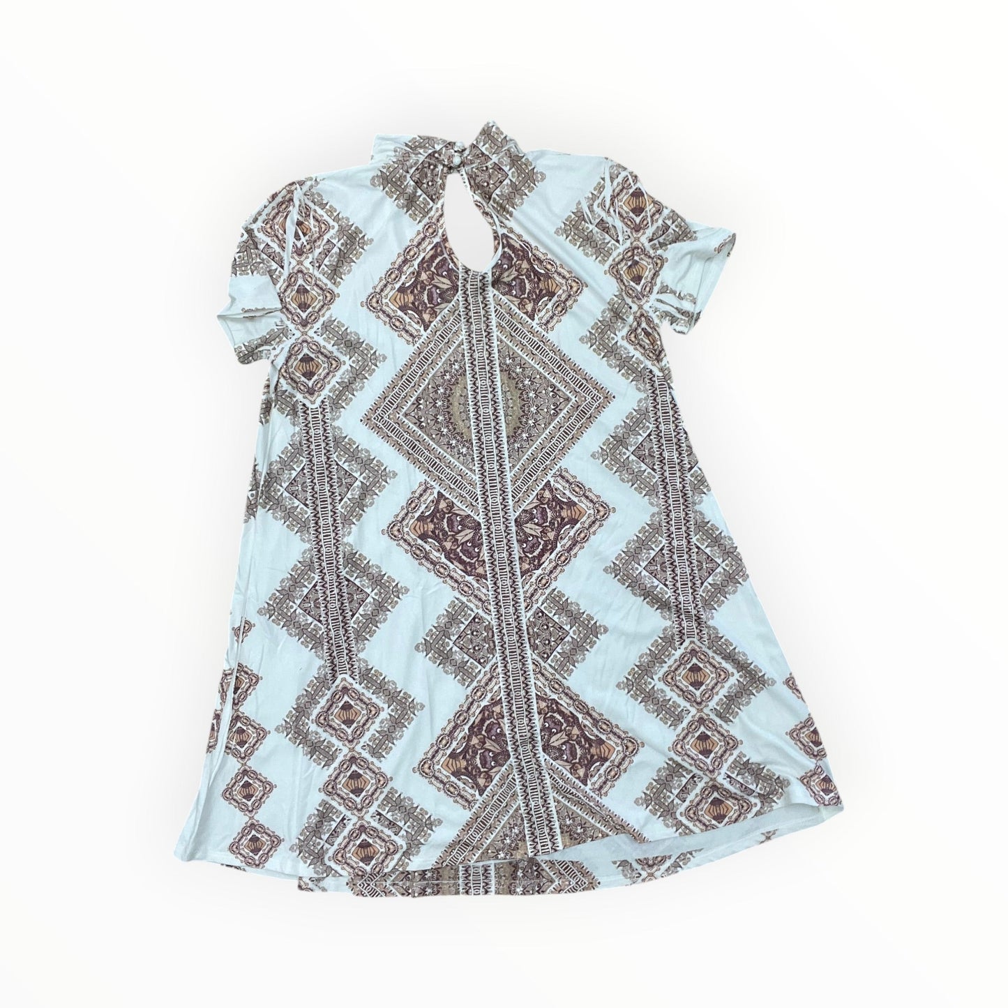 Top Ss By Blu Pepper In Brown & Cream, Size:S