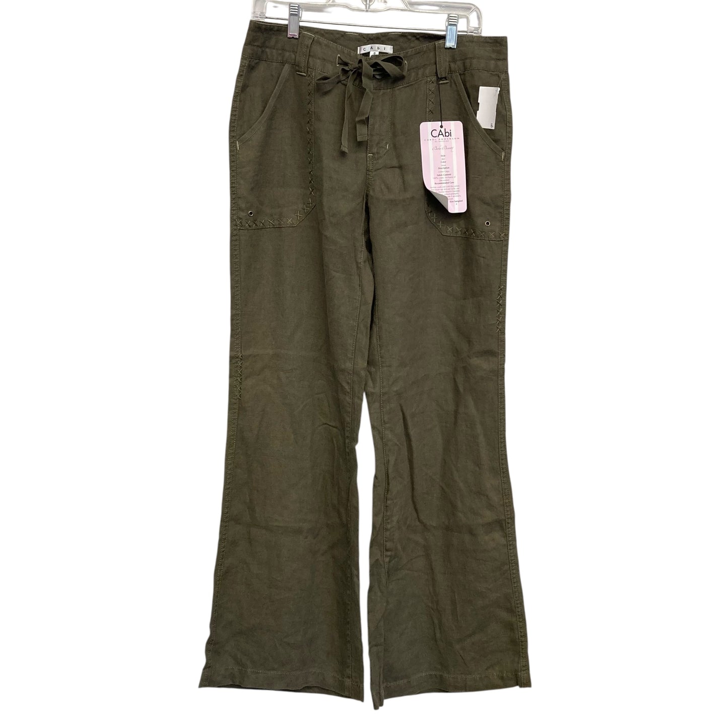 Pants Wide Leg By Cabi In Green, Size:8