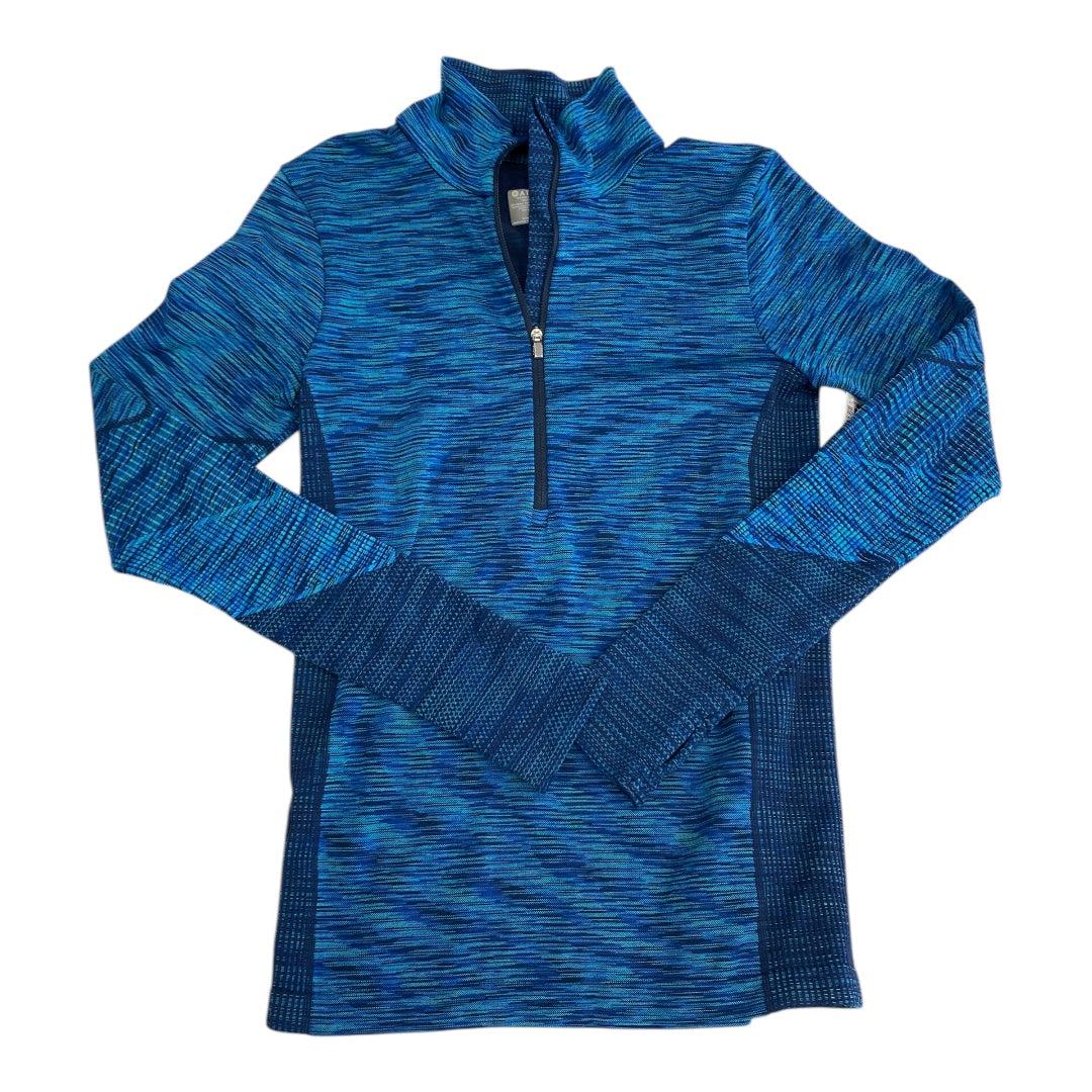 Athletic Top Ls Collar By Athleta In Blue, Size:S