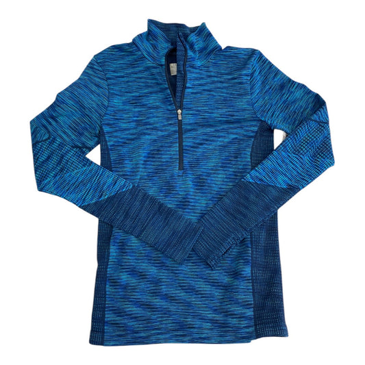 Athletic Top Ls Collar By Athleta In Blue, Size:S
