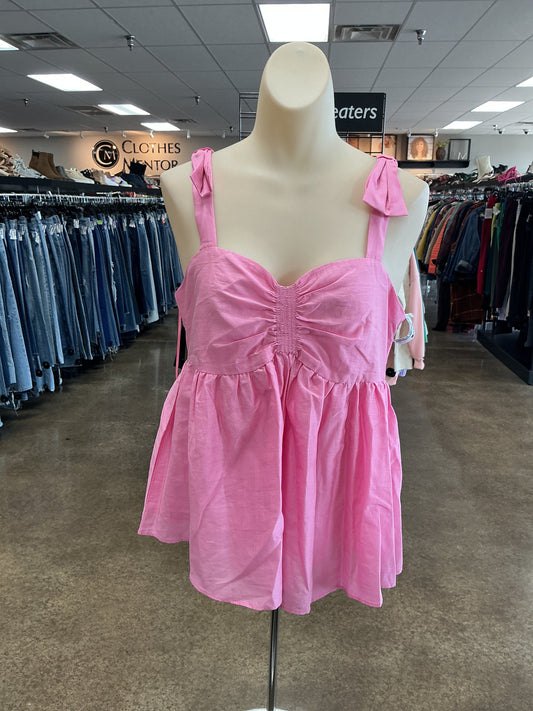 Top Sleeveless By Endless Rose In Pink, Size:M