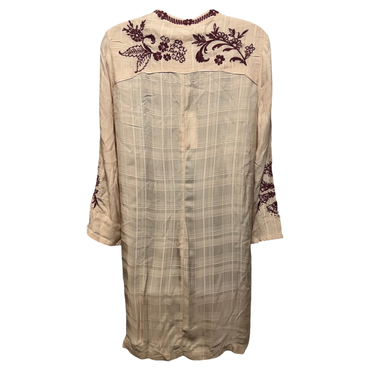 Western Piper Yoke Dress By Johnny Was In Tan, Size: XS