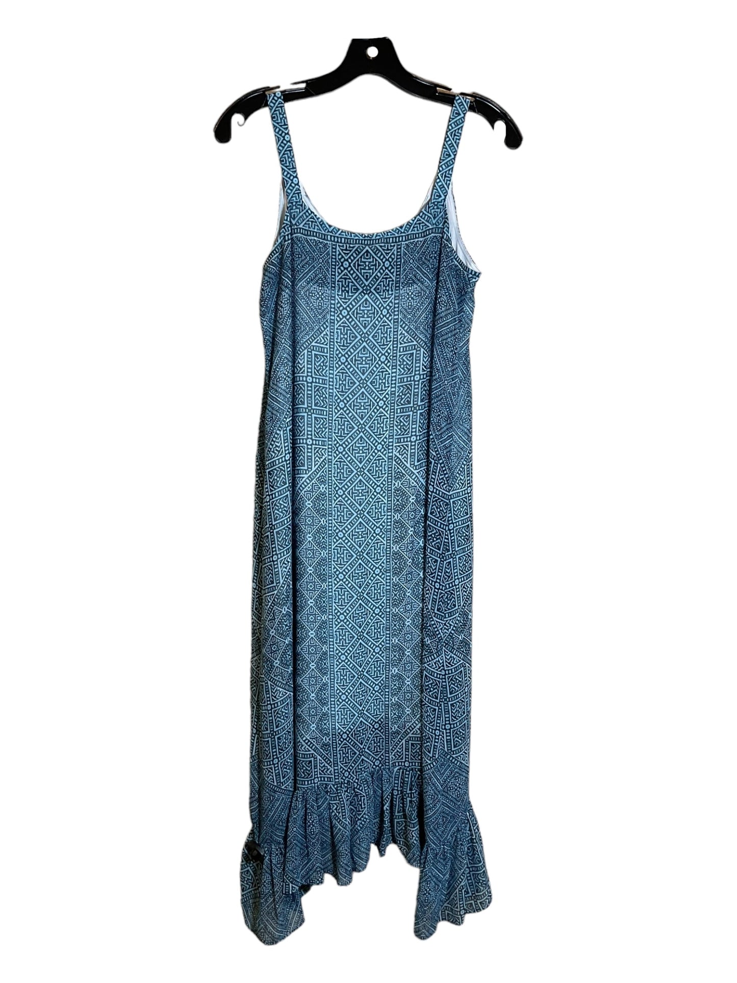 Blue Dress Casual Maxi Nic + Zoe, Size Xs