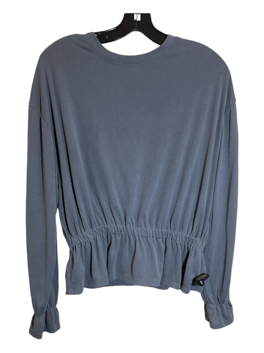 Top Long Sleeve By A New Day In Grey, Size: S