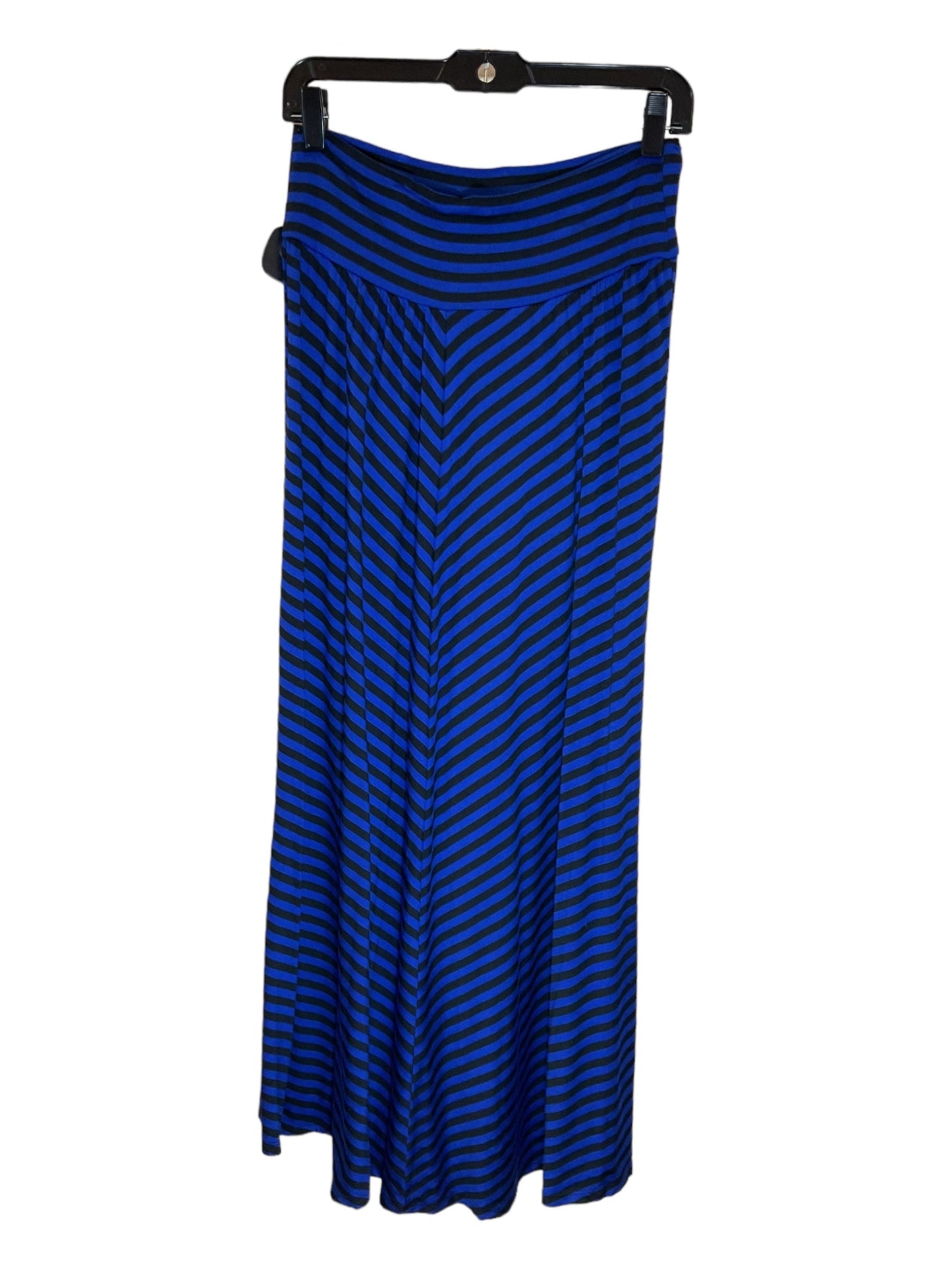 Blue Black Skirt Maxi Agb, Size 1x