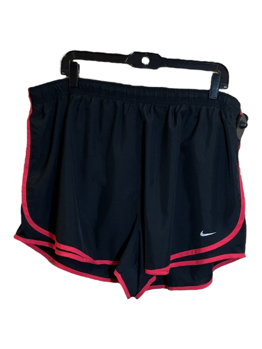 Black Red Athletic Shorts Nike Apparel, Size 3x