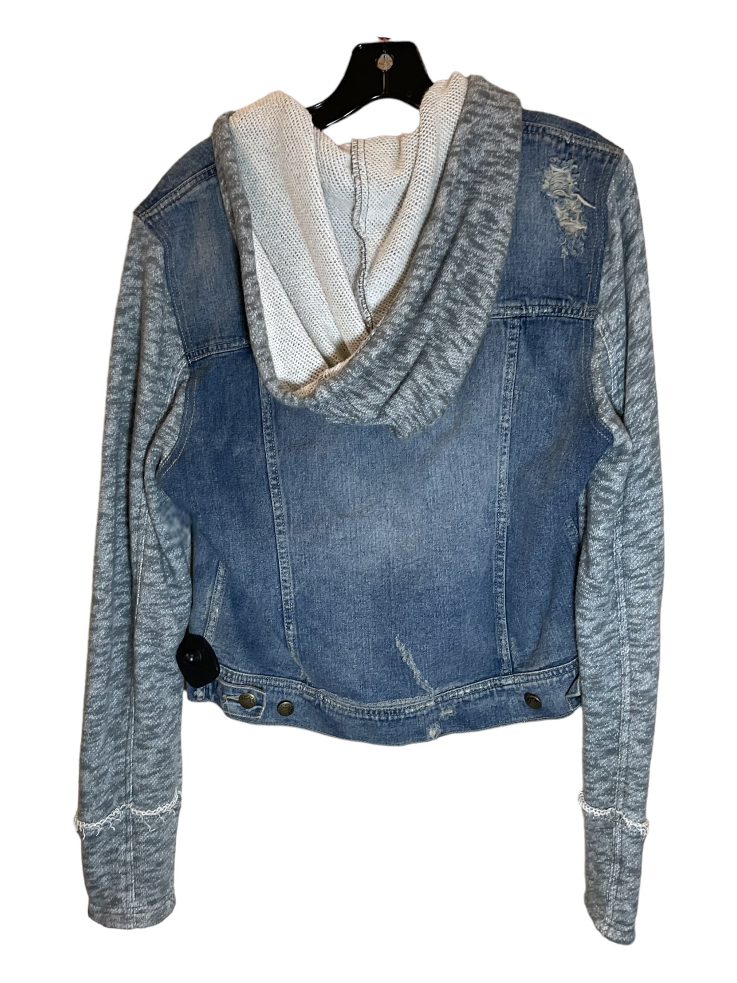 Blue Denim Jacket Denim Free People, Size L