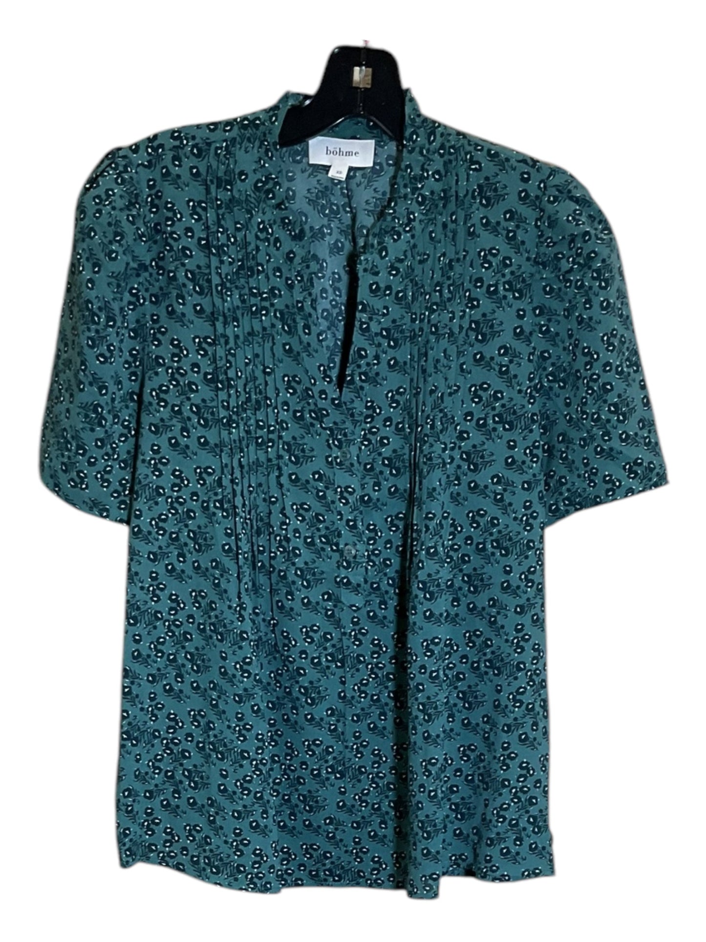 Top Short Sleeve By Bohme In Green, Size: Xs