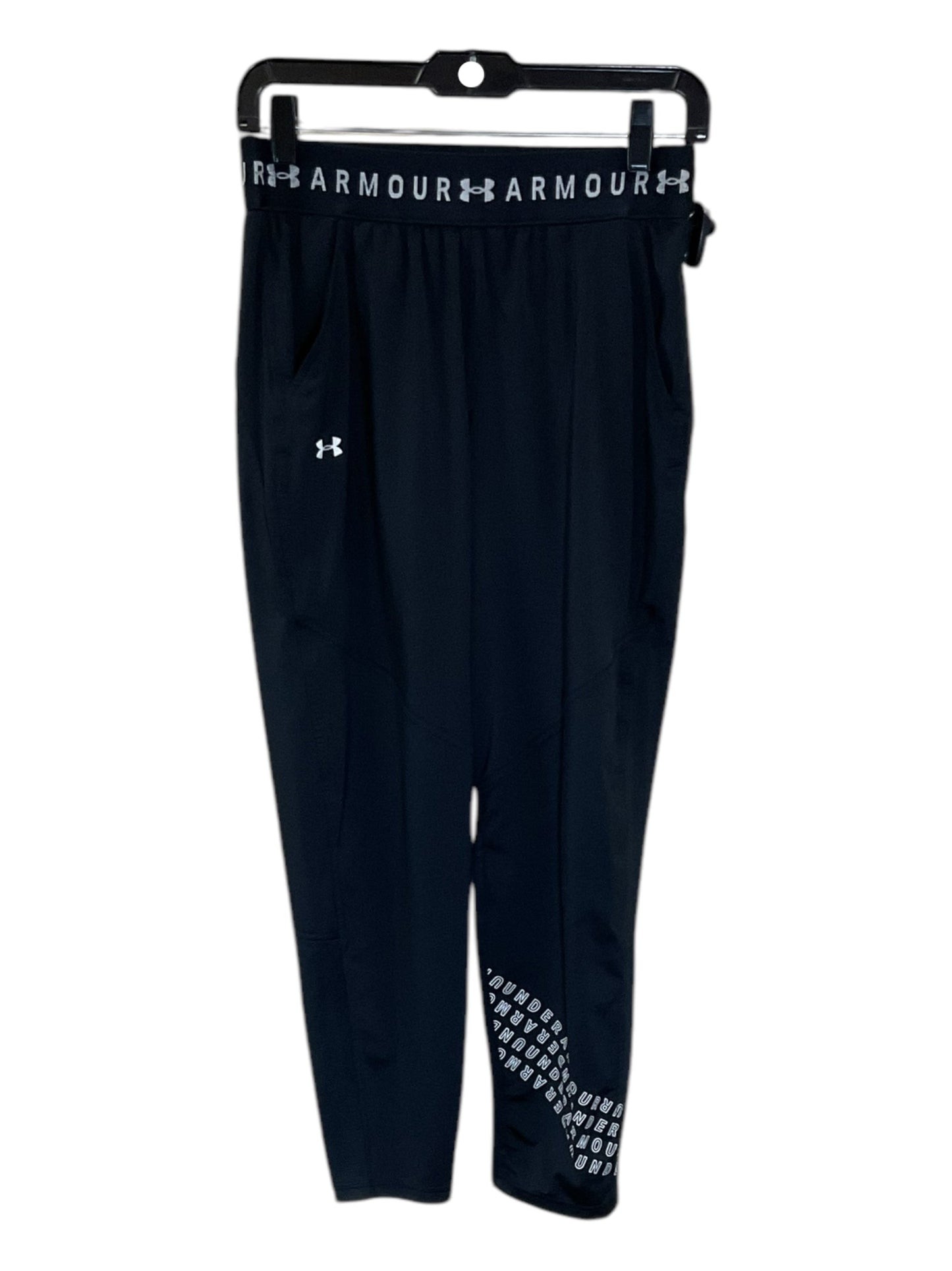 Athletic Pants By Under Armour In Black, Size: S