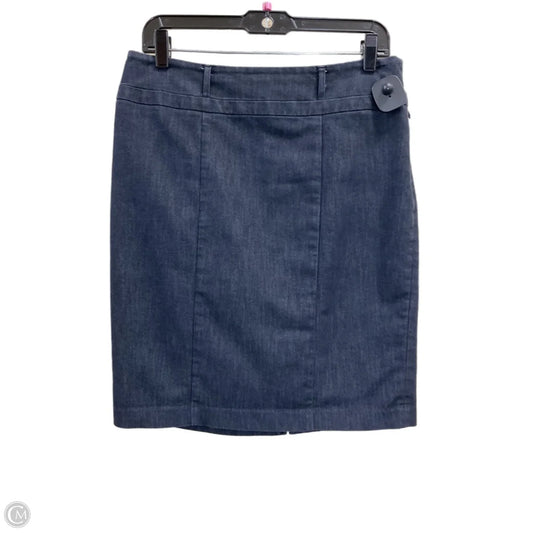 Skirt Midi By Apt 9 In Navy, Size: 6