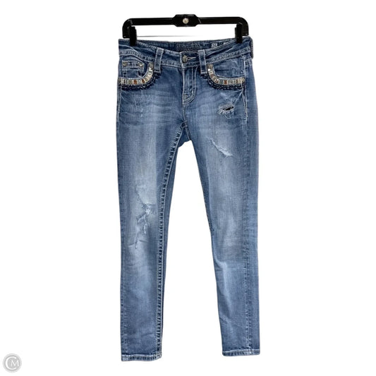 Jeans Skinny By Miss Me In Blue Denim, Size: 2