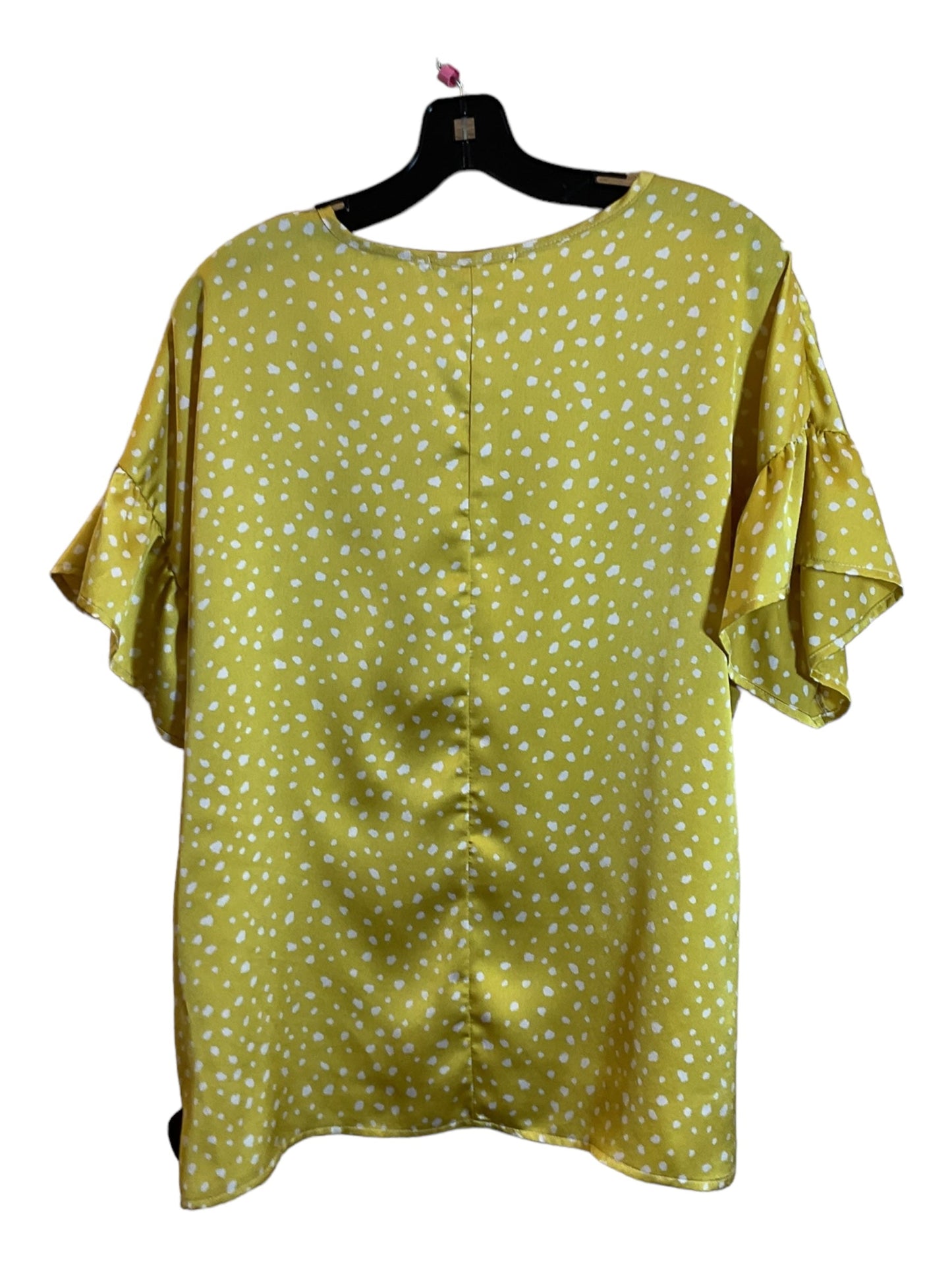 Yellow Top Short Sleeve Haptics, Size S